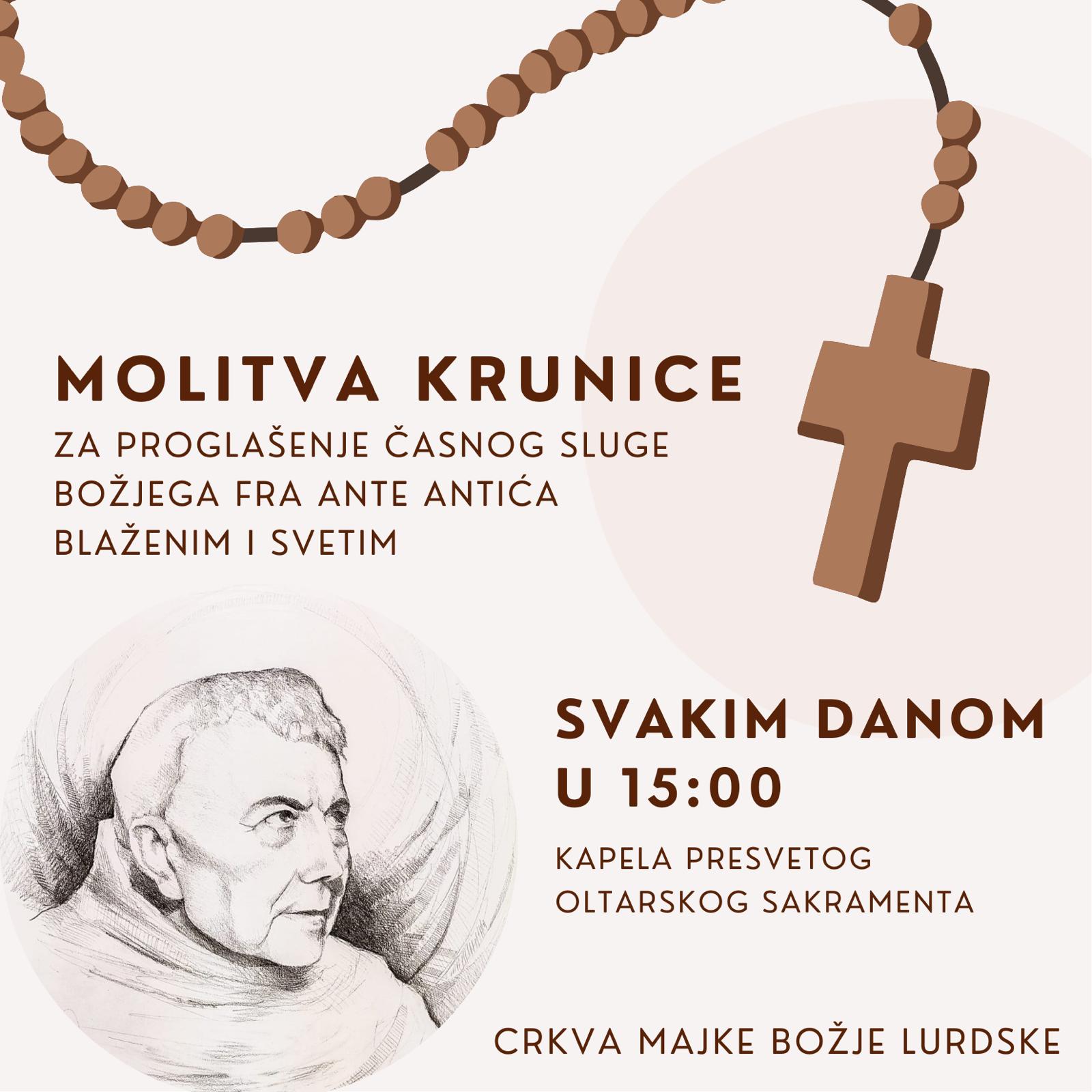 molitva krunice plakat